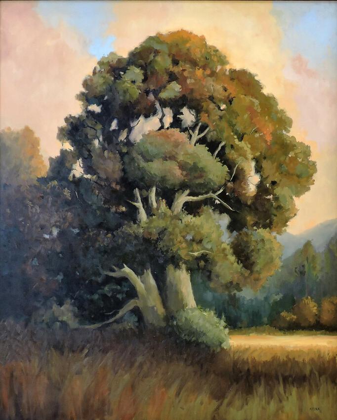 Lucinda Kasser, Valley Oak, 2008, acrylic on canvas
